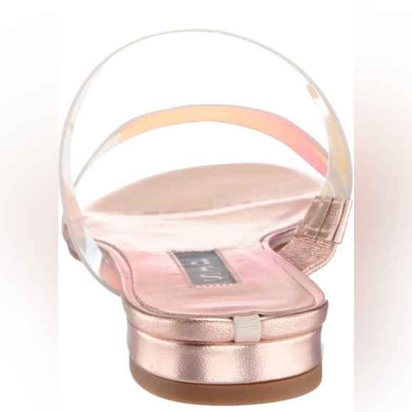 SJP by Sarah Jessica Parker Womens SlideSandal, ROSE LEATHER,Size 11US M W/bag - Picture 4 of 7